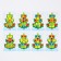 New Year's toy. Sorter "New Year! Christmas tree "