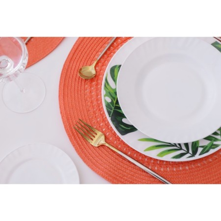 Serving napkin on the table “Oscar”, D = 38 cm, Orange color-1