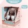 Soft toy "Bunny LU", with a book, boy