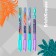 Set of ballpoint pens 4 pieces Erichkrause U-109 Stick & Grip Tropical Node 1.0mm, blue color