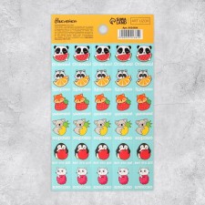 Paper stickers of the rating 
