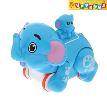 Inertial toy "Funny animals with kids", mix-3