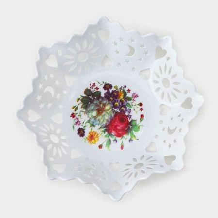 Vase for bread and fruits "Kuban. Month ", d = 20 cm, color mix-3