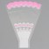 Package Flower glass "Melody" Pink, 30 x 40 cm, mix