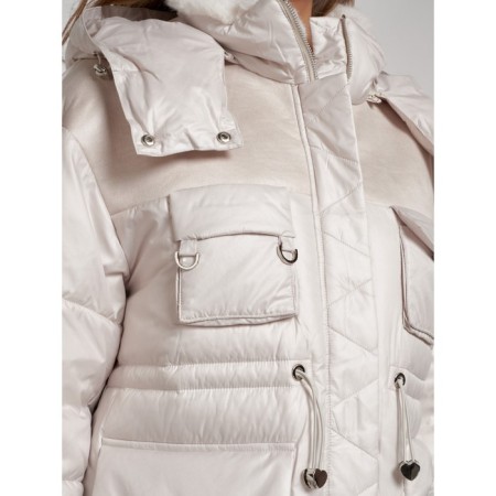 Winter jacket, size 44, beige color-9