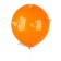 Latex ball 18 "Yellow butterflies", orange, pastel, with stickers