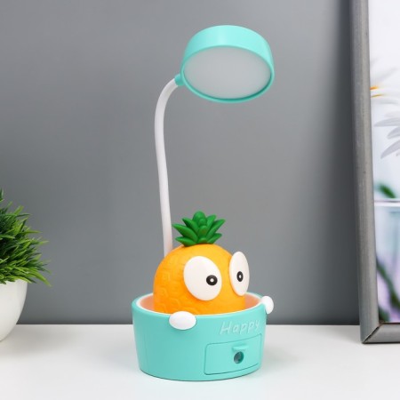 Sensor lamp with a pineapple plant LED, from USB/AKB 6 W, yellow-green 8x6x25 cm Risalux 10