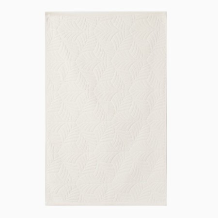 Tainted towel "Palma", white color, 70x130 cm, cotton, 450g/m-1
