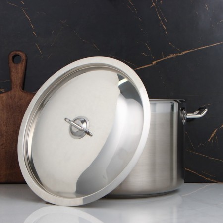 Pan, 15 l, d = 31.5 cm, h = 21 cm, metal cover, triple bottom, induction-1