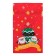 Polyethylene gift package with ties "Christmas meeting", 15x23cm