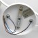Adelela chandelier 2he27 40W white-gold 57x25x26 cm Bayerlux