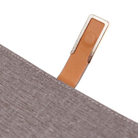 Organizer A5, with a knife, 100 sheets in a ruler, PVC cover, gray-1