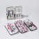 The manicure set “Paris”, 6 items, in a case, in a PVC - a package, Mix drawing