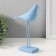 Polystone souvenir "Bird - long paws" pale blue 22x15 cm
