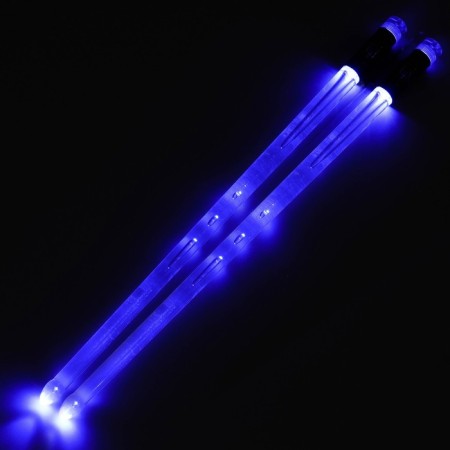Music Life drum sticks, luminous, blue, 42 cm, on AG1 batteries-2