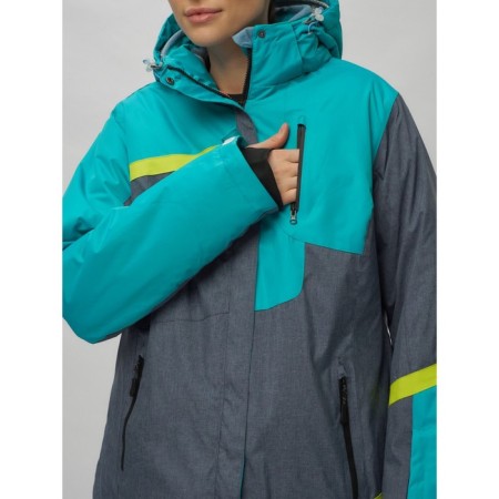 Ski suit female, size 58, green color-2