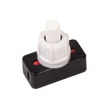 Capter-cap 250V 1A (2C) On-OFF White (PBS-17A2) (for table lamp) Rexant