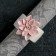 Ceramic ring for napkins "Flower", 5.5 × 4.5 × 6.5 cm, pink color