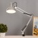 Table lamp on a hinges 800 "Crucian, silver" E27 40W Risalux