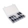 Clips and pistons fasteners, 12 types, set 350 pcs