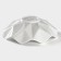 Porcelain salad magistro "abundance", 600 ml, d = 20.5 cm, white color