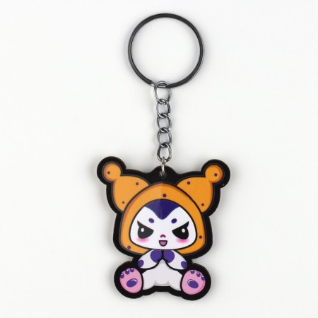 Keychain for keys with stickers in the Kuromi set, 4.9 x 10 cm-2