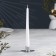 Cloth-Kruzhevo candlestick Metal for one candle, 7.8x2.7 cm, chrome