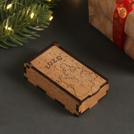 New Year's box "2025" 7x4x2 cm-2