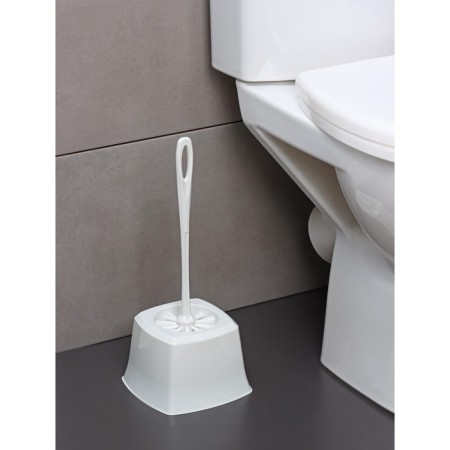 Black for the toilet with a tule stand, 15.5 × 15.5 × 35 cm, the color is light gray