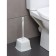 Black for the toilet with a tule stand, 15.5 × 15.5 × 35 cm, the color is light gray