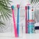 Medic toothbrush of medium stiffness, biodegradable, blue + pink, 2 pcs.