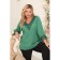 Female jumper, size 50, green color