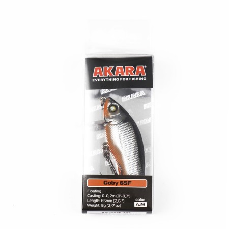 Akara Goby 65F wobbler, color A23, 5 cm, 8 g-2