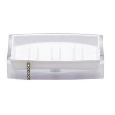 Classy soap dish, white color