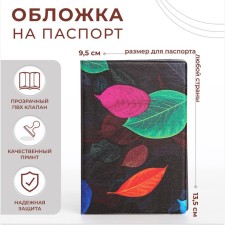 Cover for passport, colorful color
