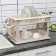 Distery drying 2-tier "Mistress Dream", 48 × 30.5 × 30 cm, beige color