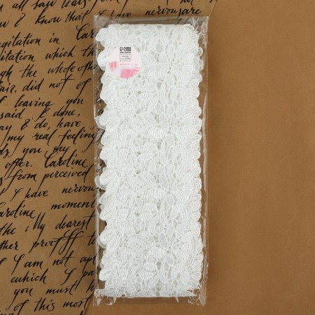 Hypure lace, 85 mm × 6.8 ± 0.5 m, white color-2