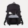 A backpack with a zipper, cute, black color