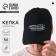 Men's cap space, black color, rr 56
