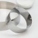 A set of baking forms "Circle", 3 pcs, d = 10, 15, 20 cm, height 4.5 cm, chrome color
