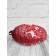 Decorative round pillow-blue pillow on the floor, size 52x52 cm