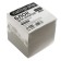 Block of paper d/records on gluing 9*9*9 Calligrata white, 55g/m2, Belize 70-80%