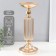 Summary metal per 1 candle d = 15 cm "Eliana" gold 15x15x39 cm