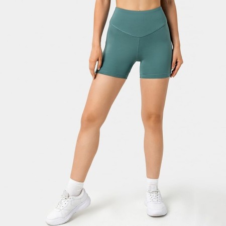 Women's shorts, smoky-green color, size 46 (m)