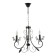 Ariel chandelier 3xe14 40W black and gold 58x58x40.5-100 cm Bayerlux