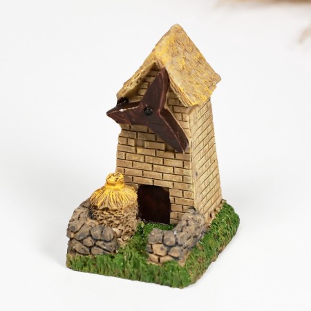 Figure "House Mill" 4x4x6.5cm-3