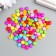 Beads for creativity Plastic "Color Coarse" set of 120 pcs 0.3x0.6x0.6 cm