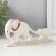 Souvenir ceramics "elephant with an elephant" 8x19x3.4 cm