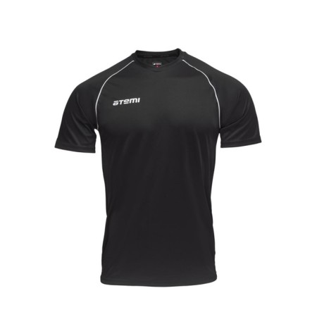 T-shirt training children's atemi, black color, ATSS-003JSS23-BLK, size 140