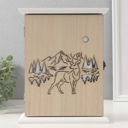 Keywood tree 6 hooks "Deer" 26.5x20.8x6.3 cm